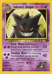 Sabrina's Gengar - Gym Challenge (G2) NON HOLO