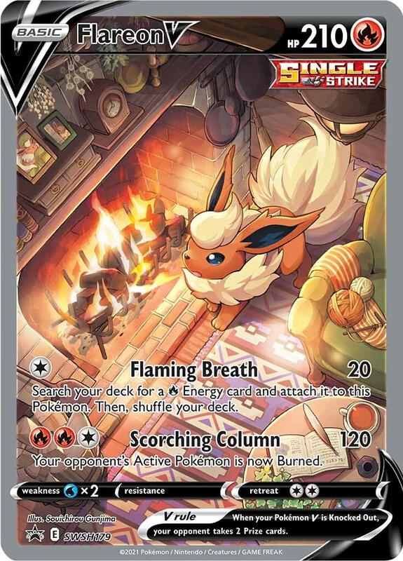 Flareon V - SWSH179 and Flareon VMAX - SWSH180