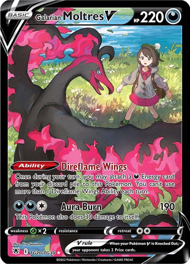 Galarian Moltres V - SWSH10: Astral Radiance Trainer Gallery (SWSH10:TG)