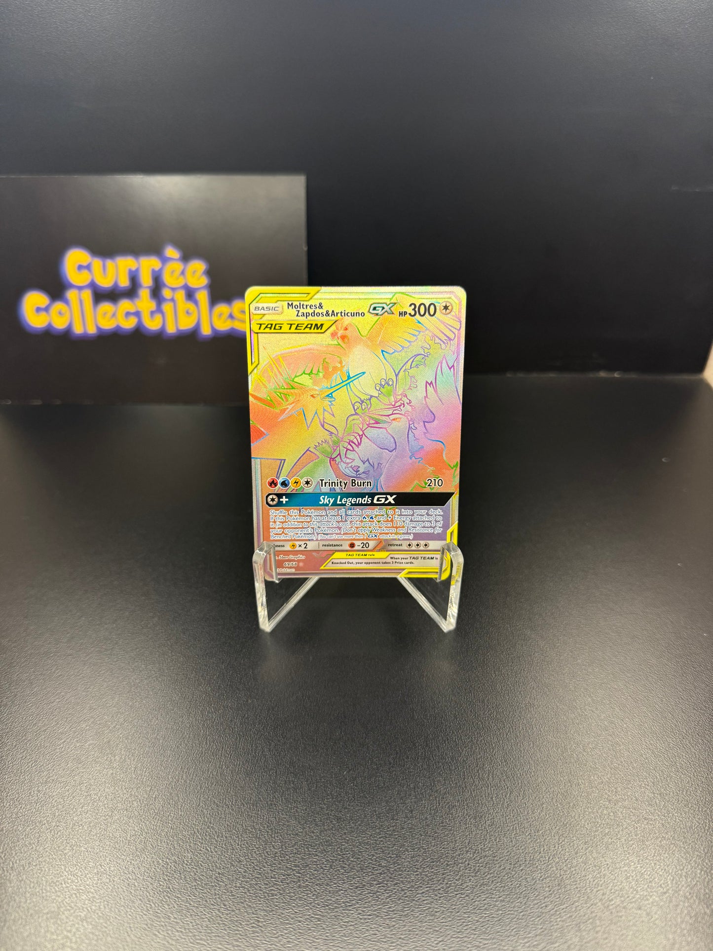 Moltres & Zapdos & Articuno GX (Secret) - Hidden Fates (HIF)