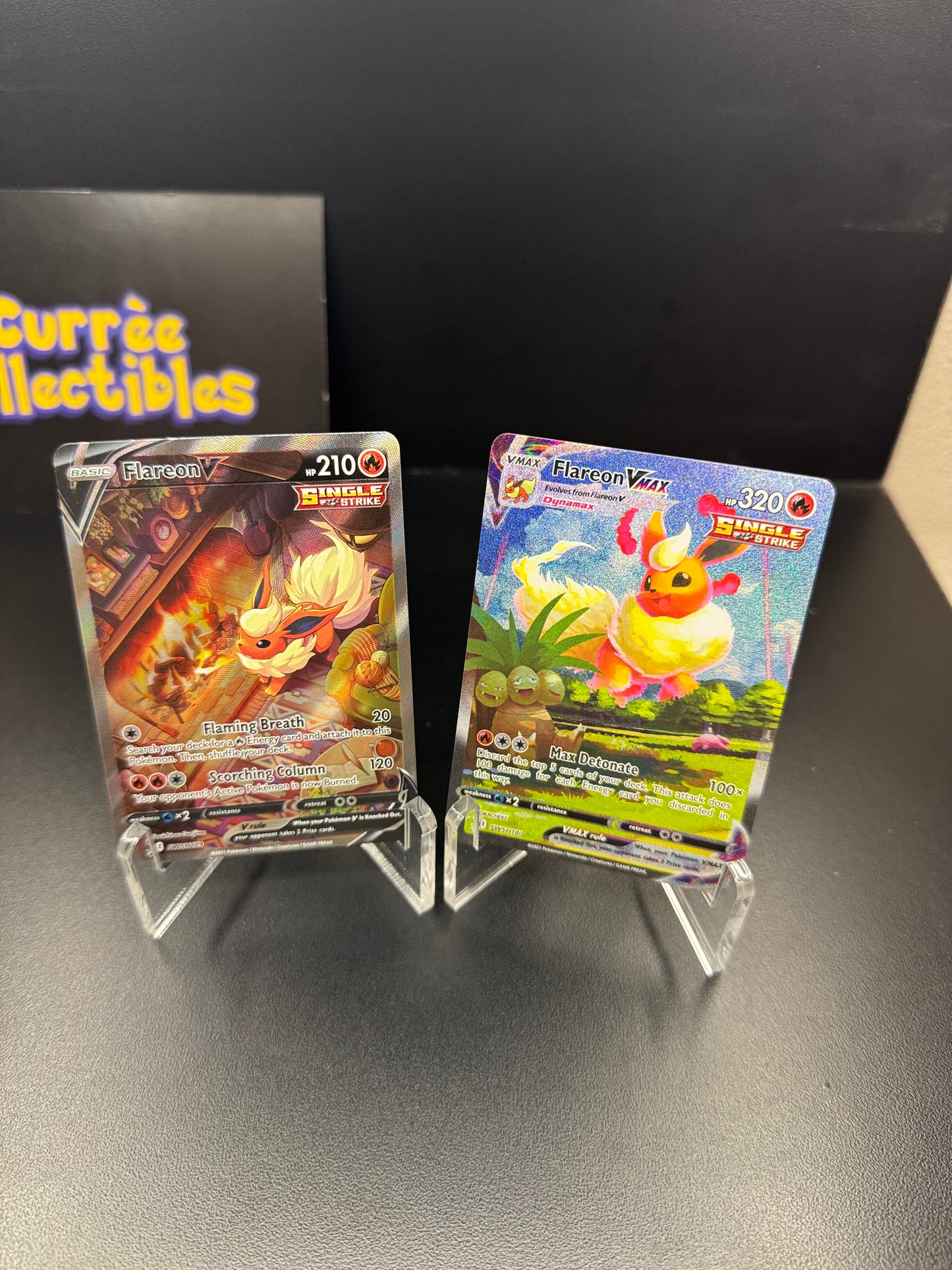 Flareon V - SWSH179 and Flareon VMAX - SWSH180