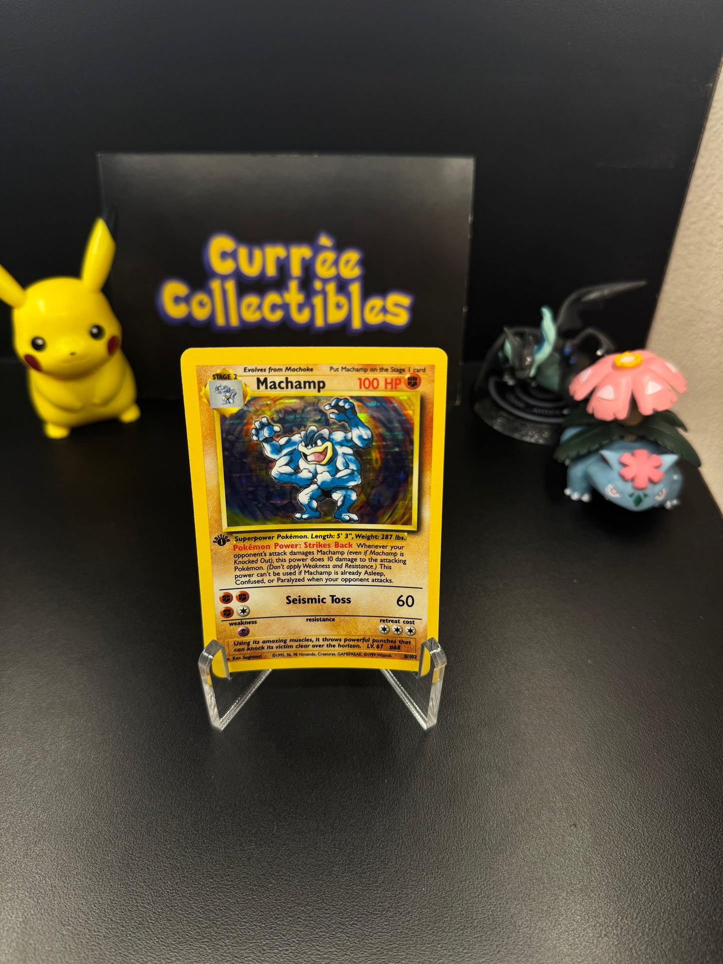 Machamp - 8/102 (Base Set Shadowless) - Deck Exclusives (PR)