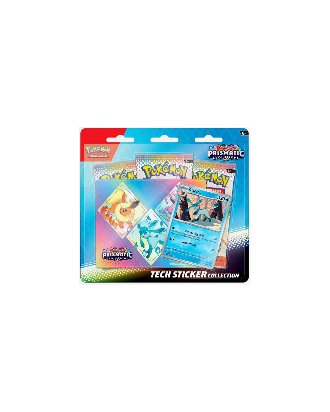 Prismatic Evolutions Tech Sticker Collection Glaceon