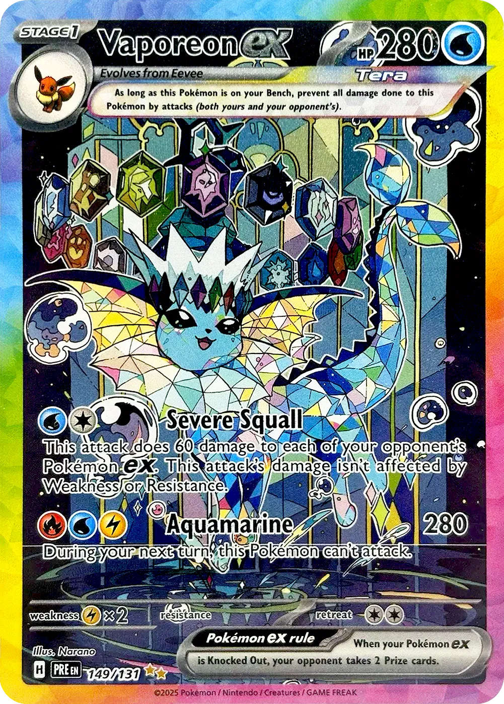 Vaporeon ex #149