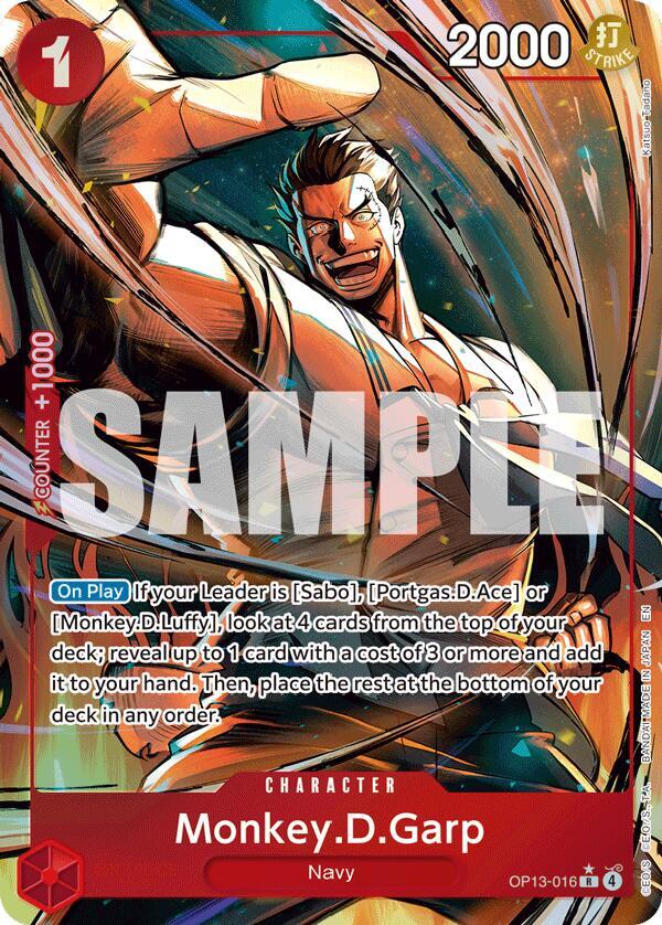Monkey.D.Garp (Alternate Art) Eng