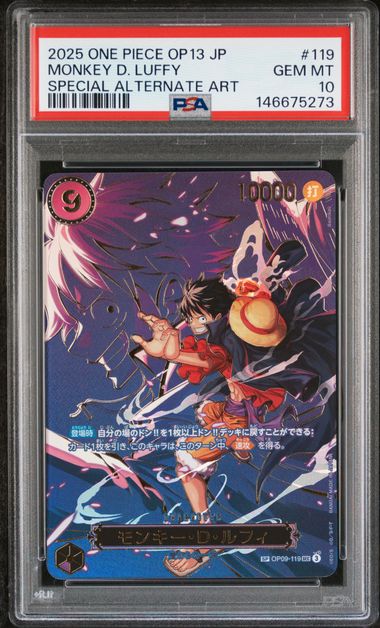PSA 10 2025 ONE PIECE JAPANESE MONKEY D. LUFFY – Curree Collectibles