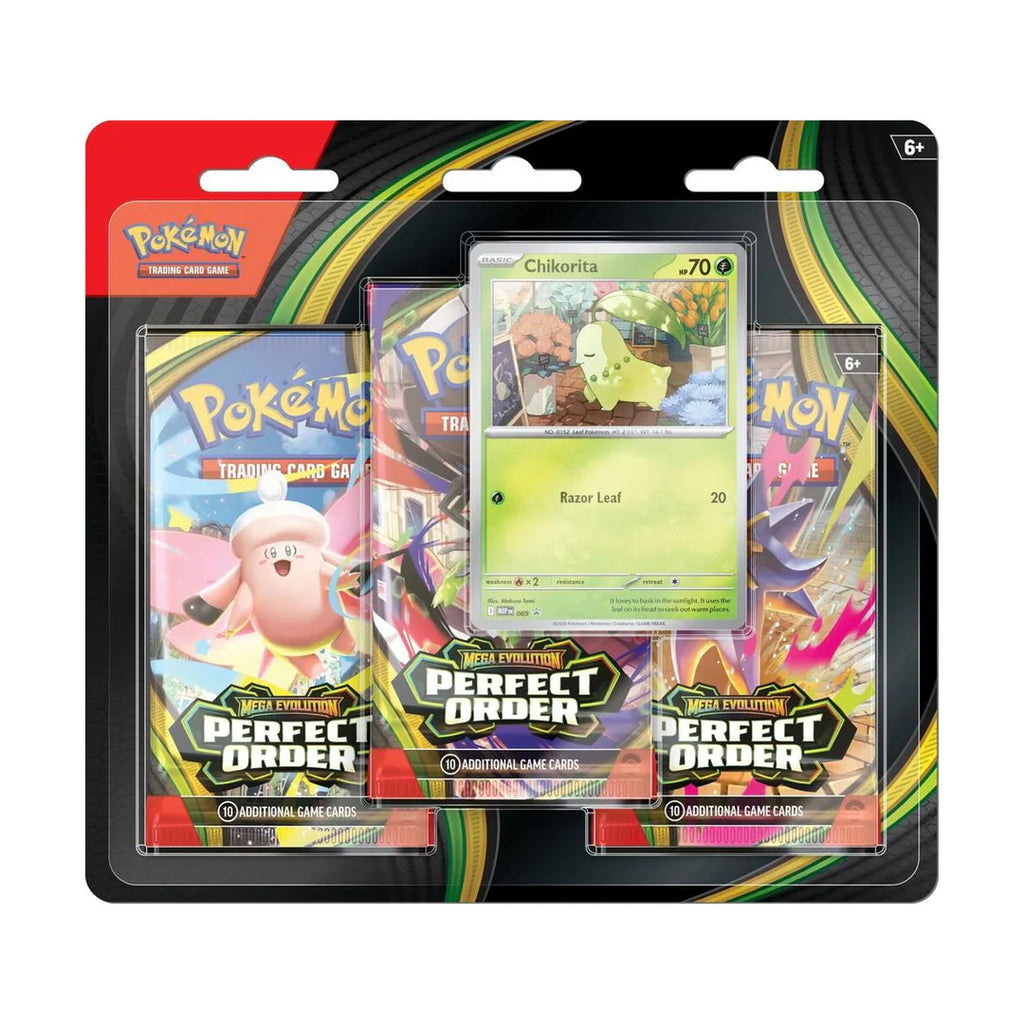 POKÉMON PERFECT ORDER 3 PACK BLISTER