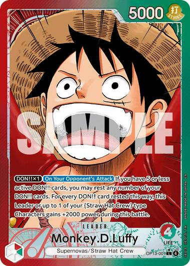 Monkey.D.Luffy [Alternate Art] OP13-001