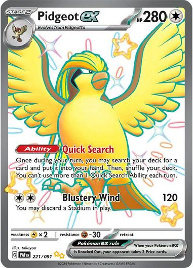 Pidgeot ex #221