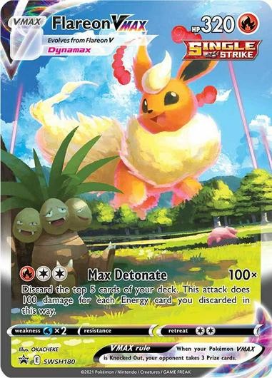 Flareon VMAX #SWSH180