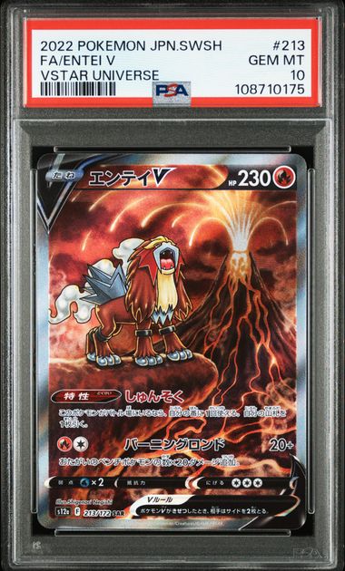 PSA 10 #213 FA/ENTEI V VSTAR UNIVERSE