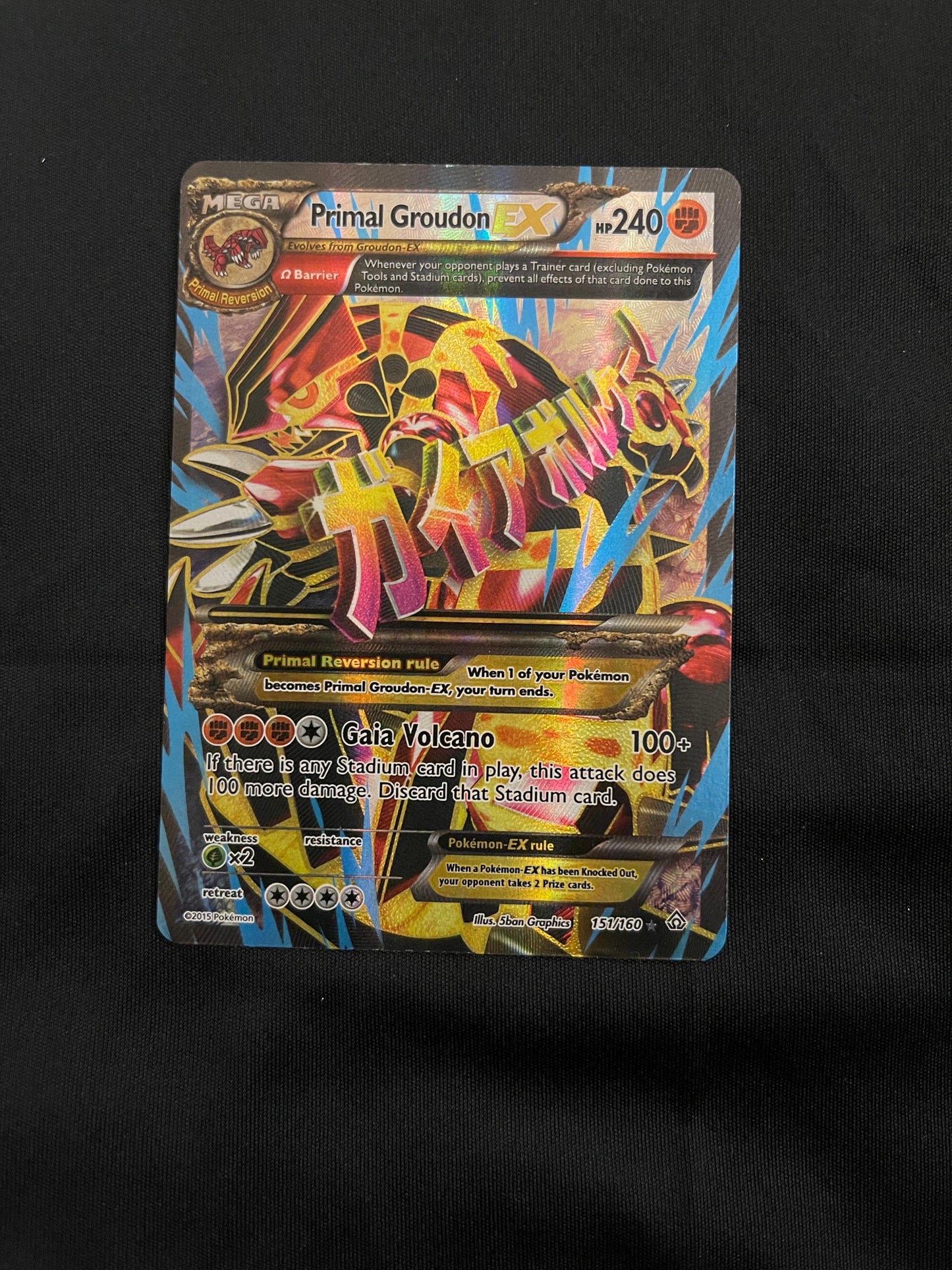 Primal Groudon EX #151