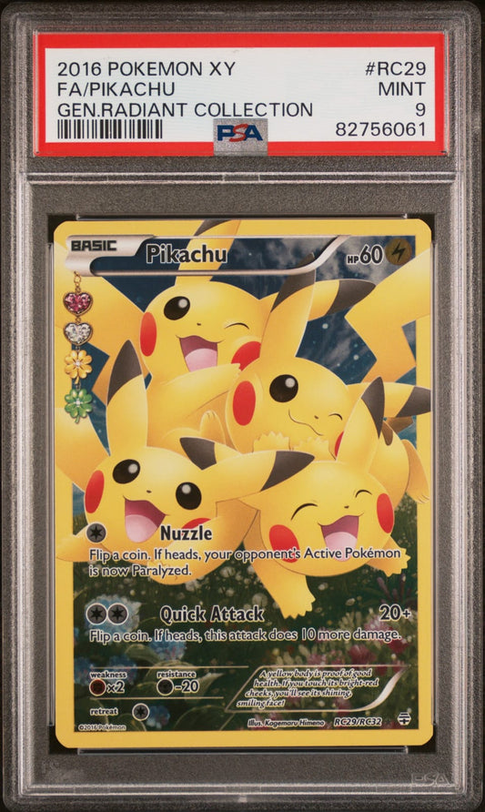 PSA 9 2016 XY Radiant Collection #RC29