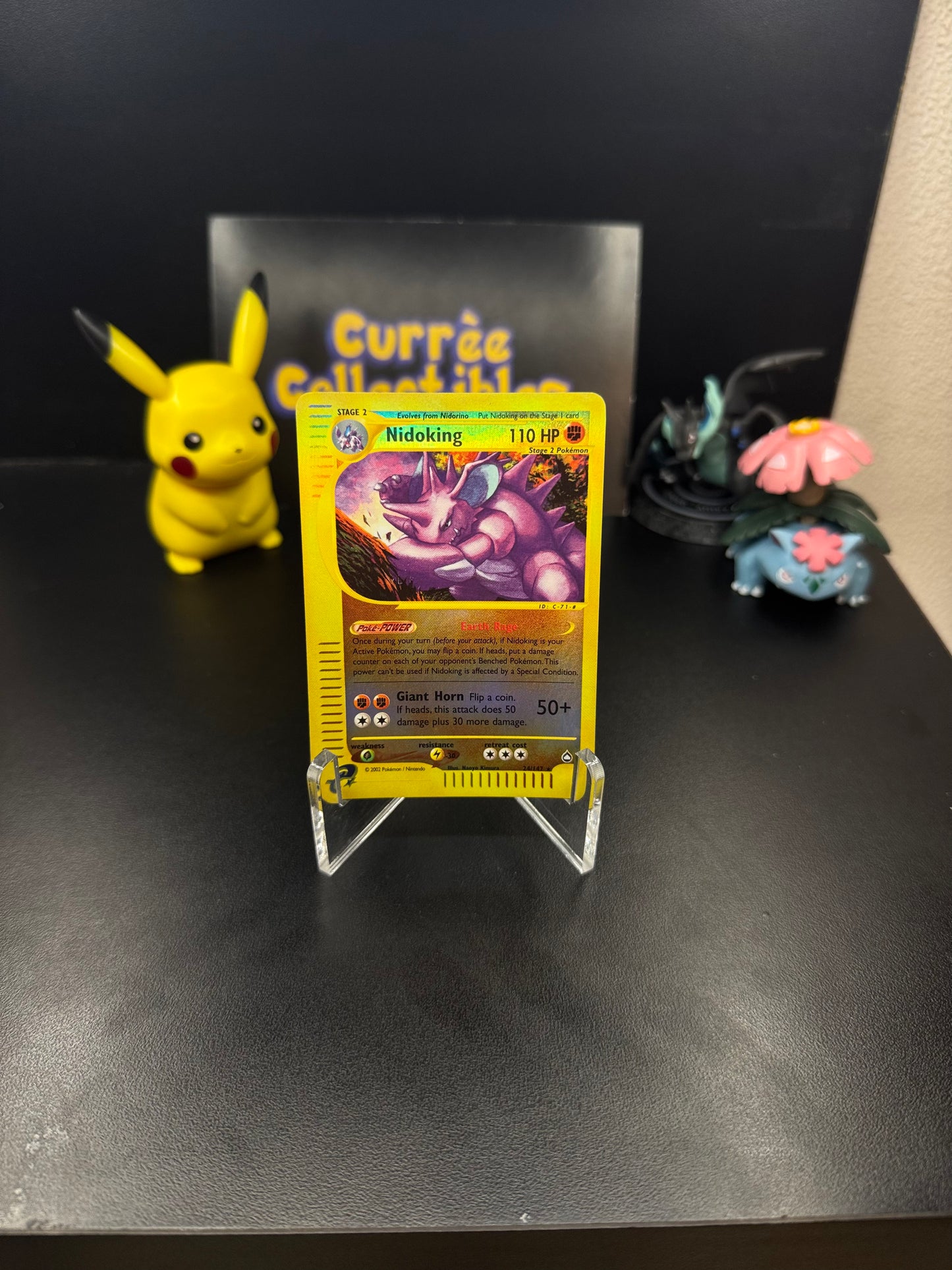 Nidoking [Reverse Holo]  (24) - Aquapolis (AQ)