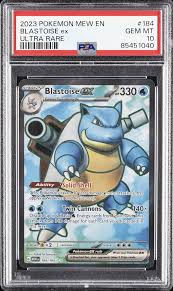 PSA 10 Blastoise ex #184