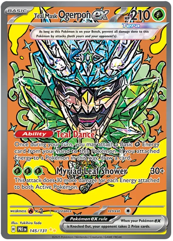 Teal Mask Ogerpon ex #145